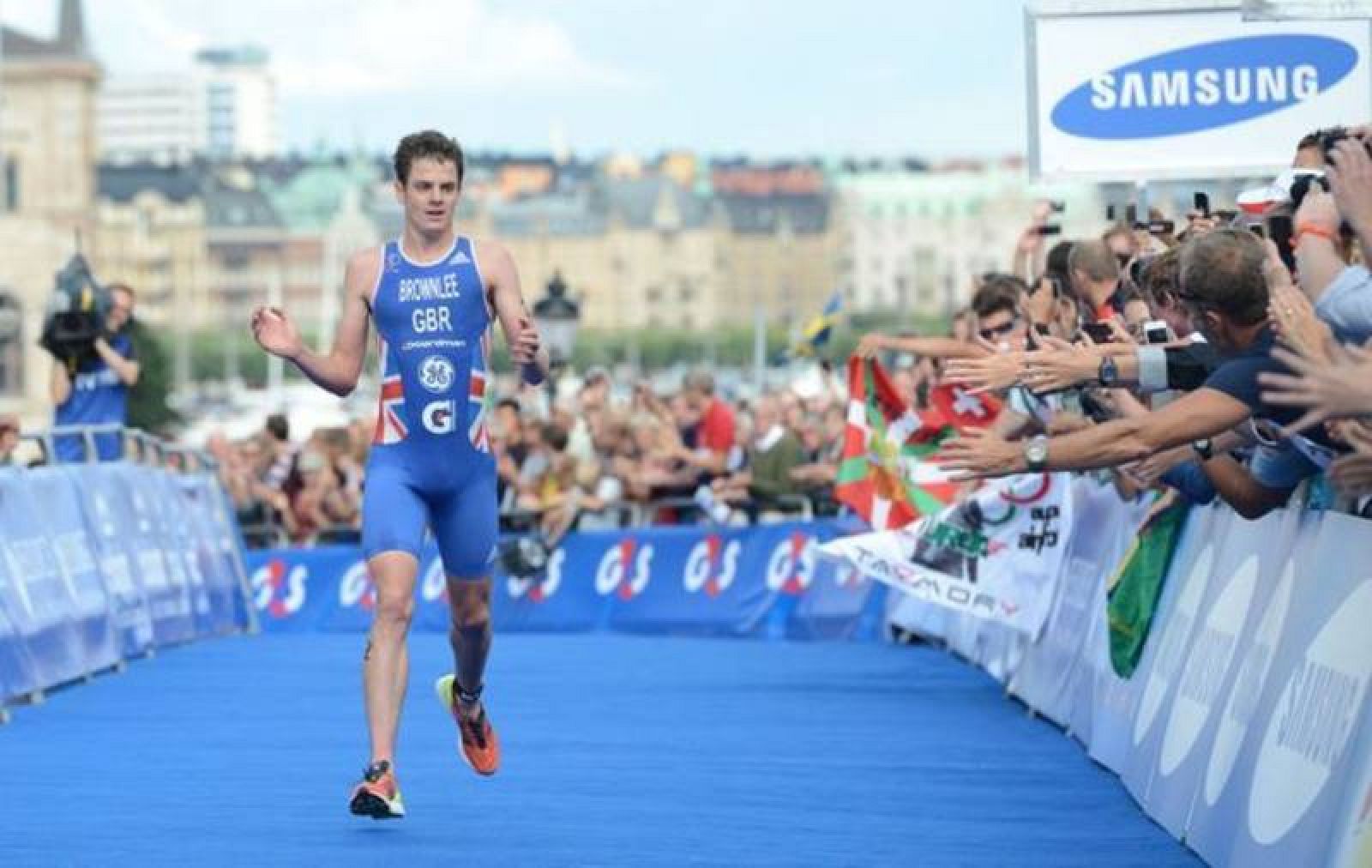 Imagen de archivo del triatleta británico Jonathan Brownlee.