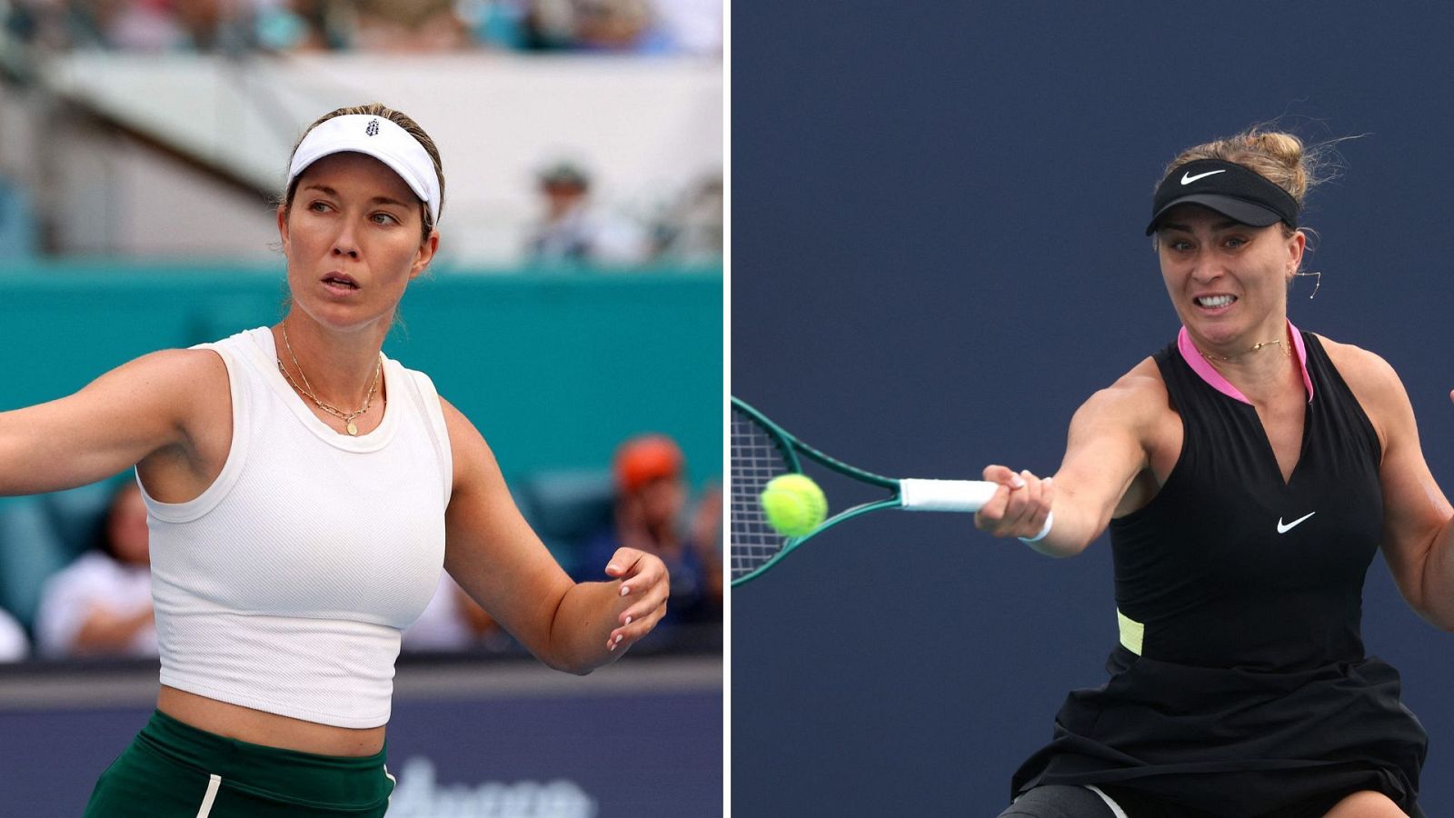 Danielle Collins y Paula Badosa