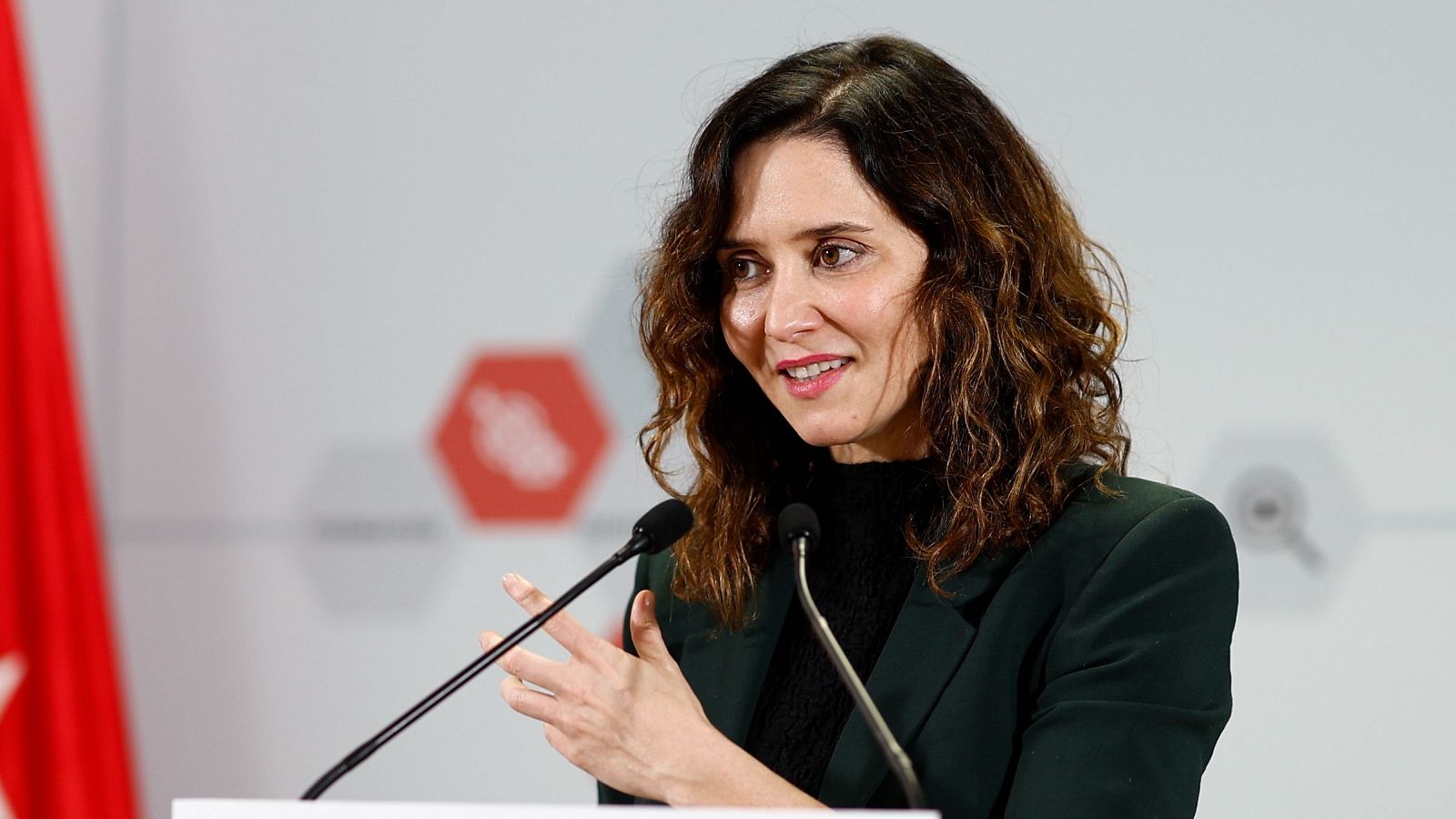 La presidenta de la Comunidad de Madrid, Isabel Díaz Ayuso