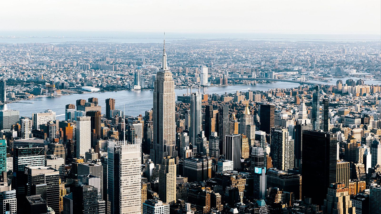 Vista aérea de la ciudad de Nueva York