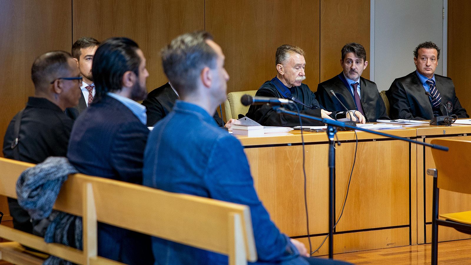 El bailaor Rafael Amargo en la Audiencia Provincial de Madrid