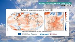 El març d'aquest 2024 assoleix un nou récord de temperatura a tot el planeta