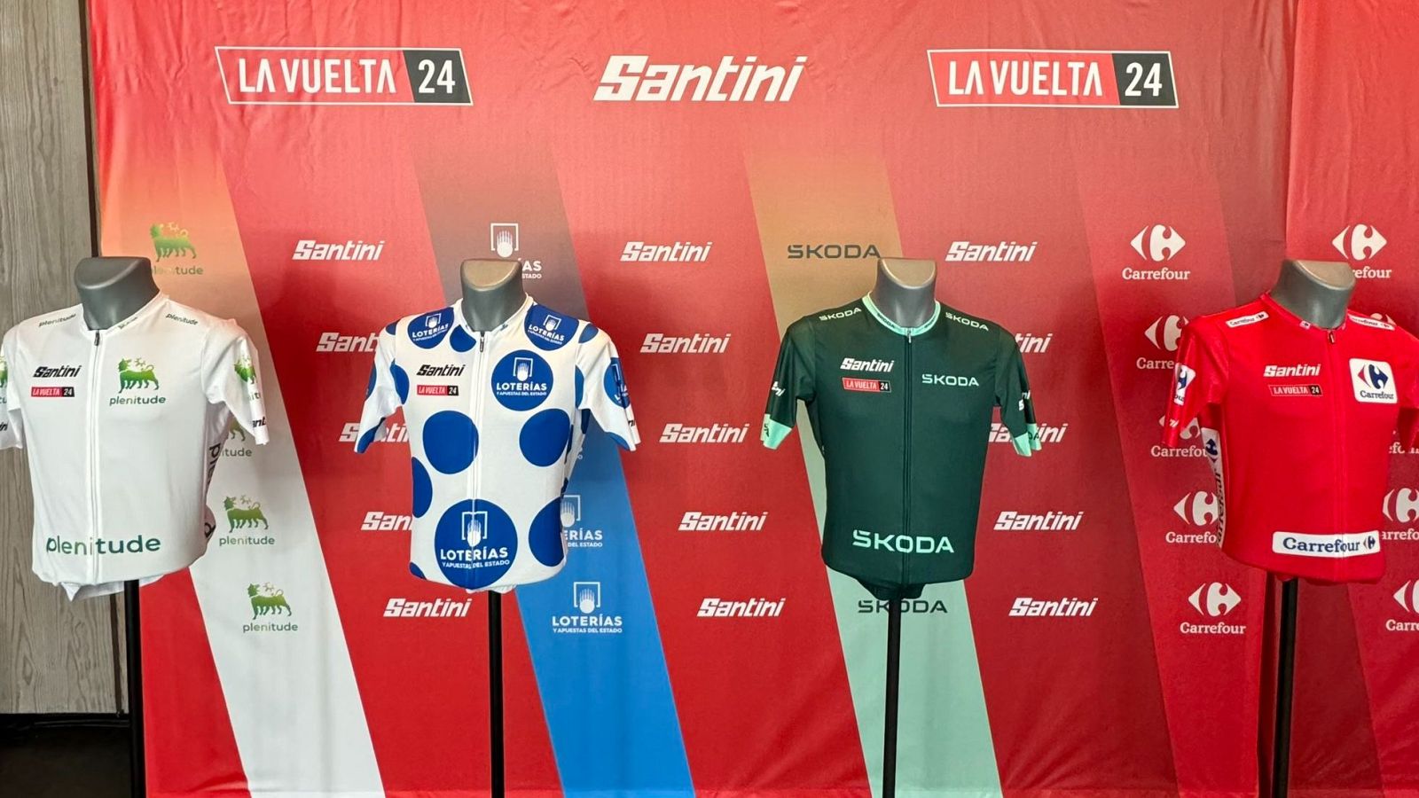 Así son los nuevos maillots de líder de la Vuelta 2024