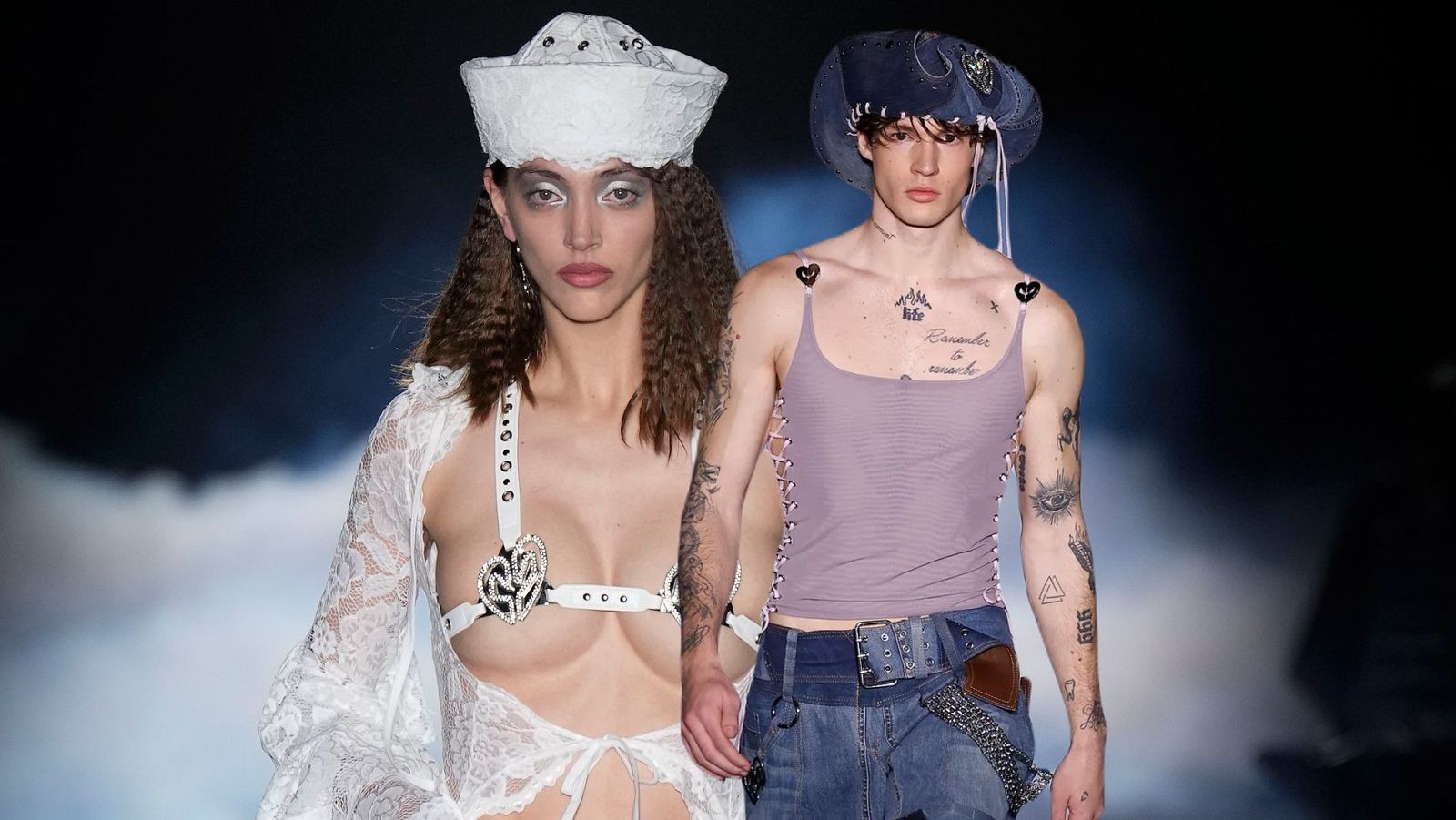 Desfile de Dominnico en 080 Barcelona Fashion