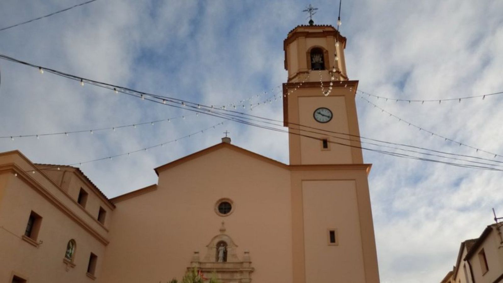 Campanar de la parròquia de Sant Llorenç, a Pinell de Brai (Terra Alta)