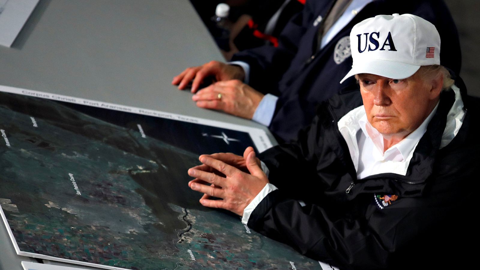 El presidente de Estados Unidos, Donald Trump, durante su reciente visita a Texas