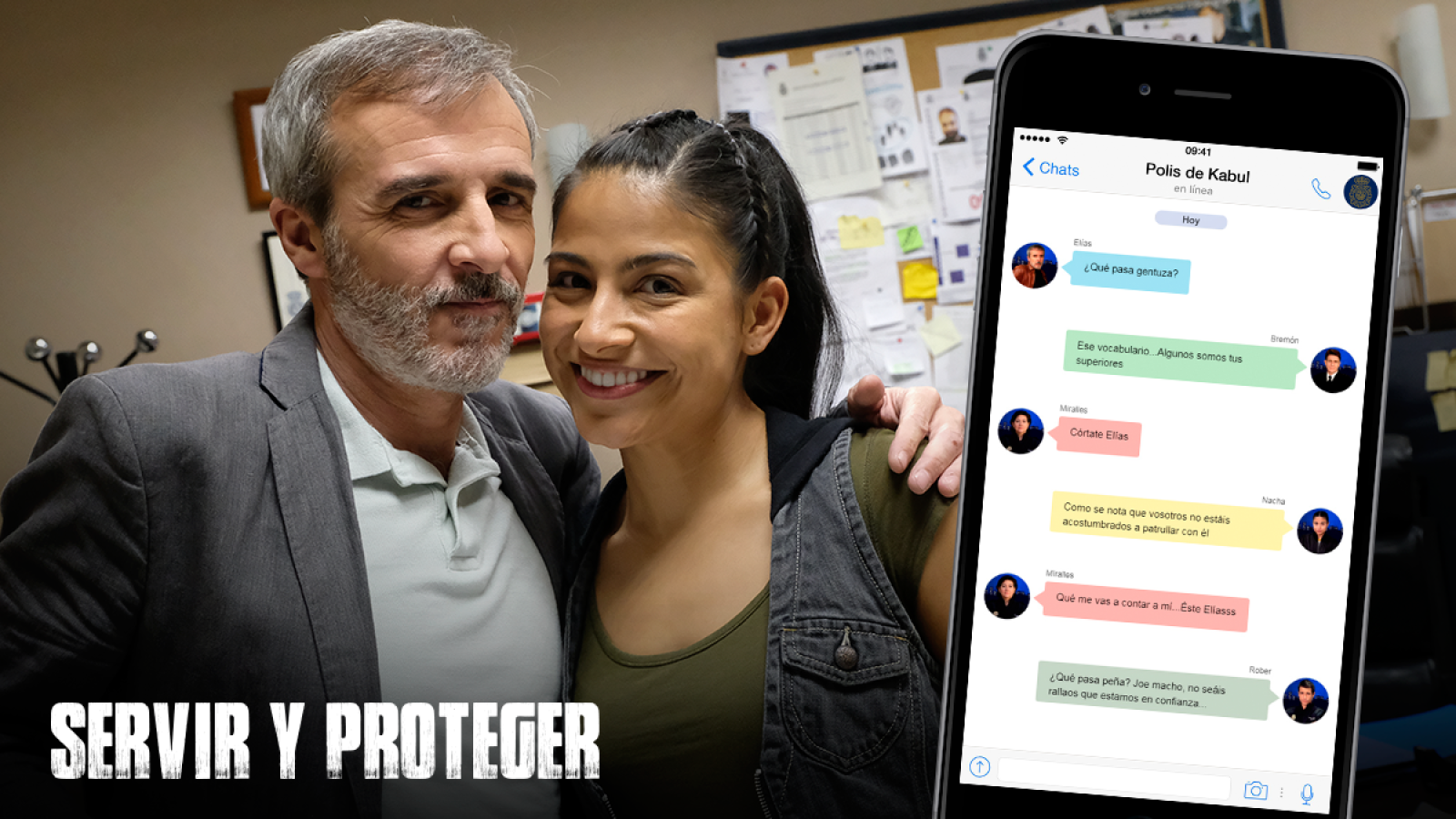 El grupo de 'Whatsapp' de los miembros de la comisaría de Distrito Sur