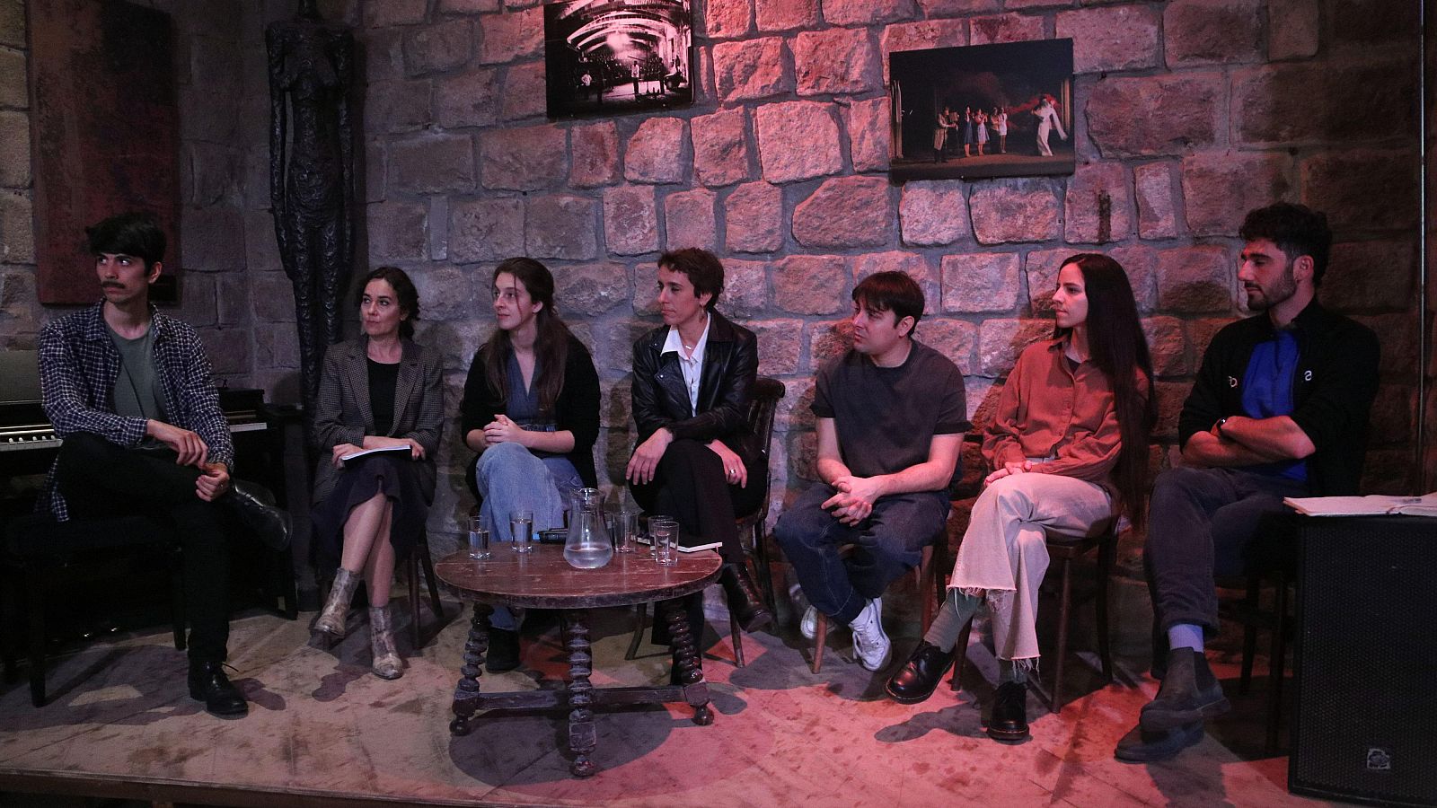 Presentació del muntatge 'El zoo de vidre'