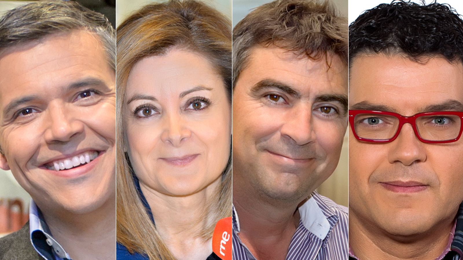 Alfredo Menéndez, Pepa Fernández, el Ciudadano García y Miguel Ángel Domínguez