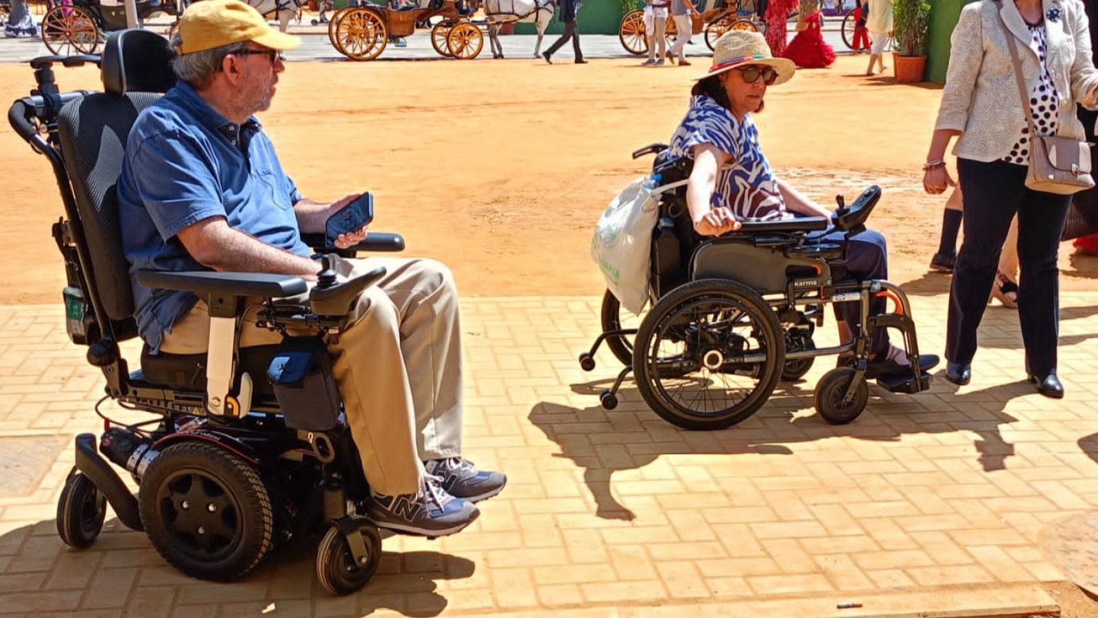 Feria de Abril 2024: integrantes de Eliminando Barreras