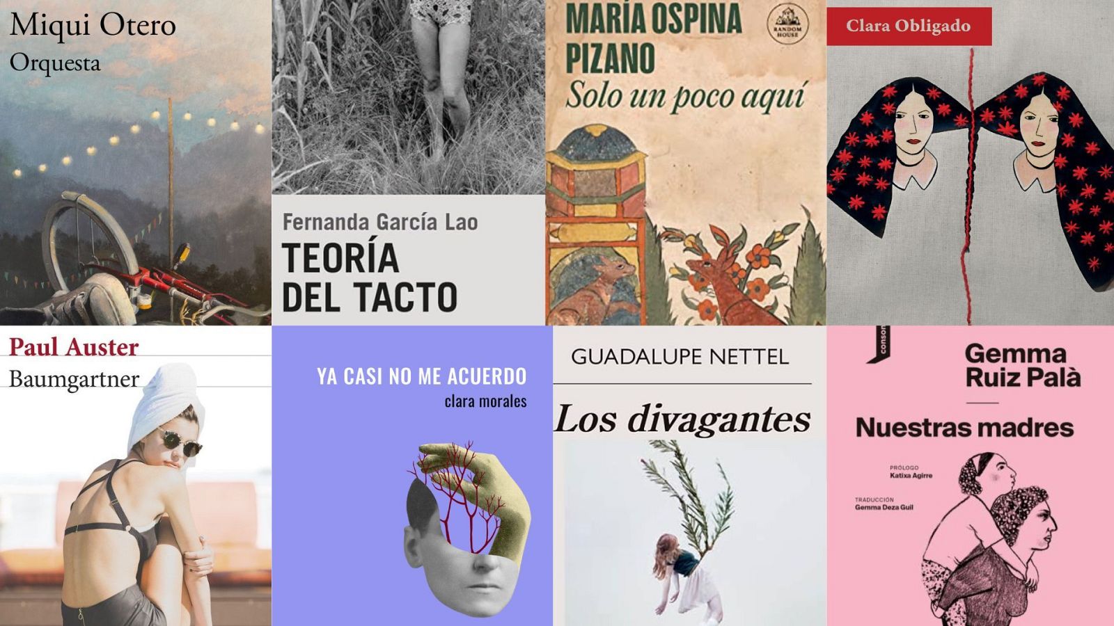 Recomendaciones narrativa para Día del Libro