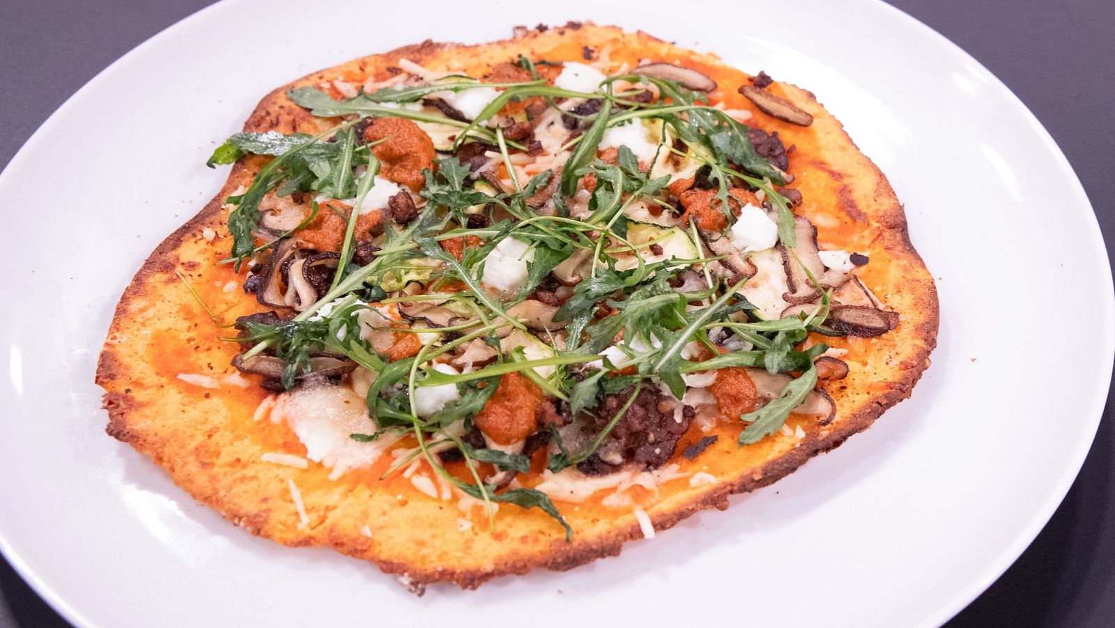 MasterChef 12 | Receta de pizza con base de boniato y pesto rojo de María y Alberto