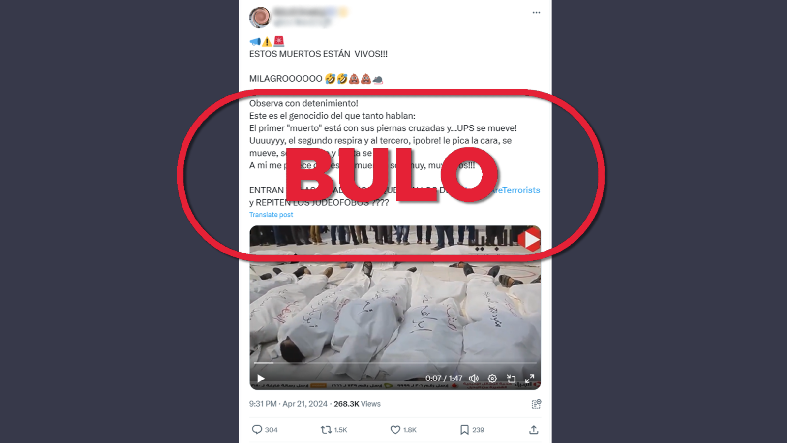 Guerra en Gaza: este vídeo no muestra a palestinos fingiendo su muerte, es un bulo