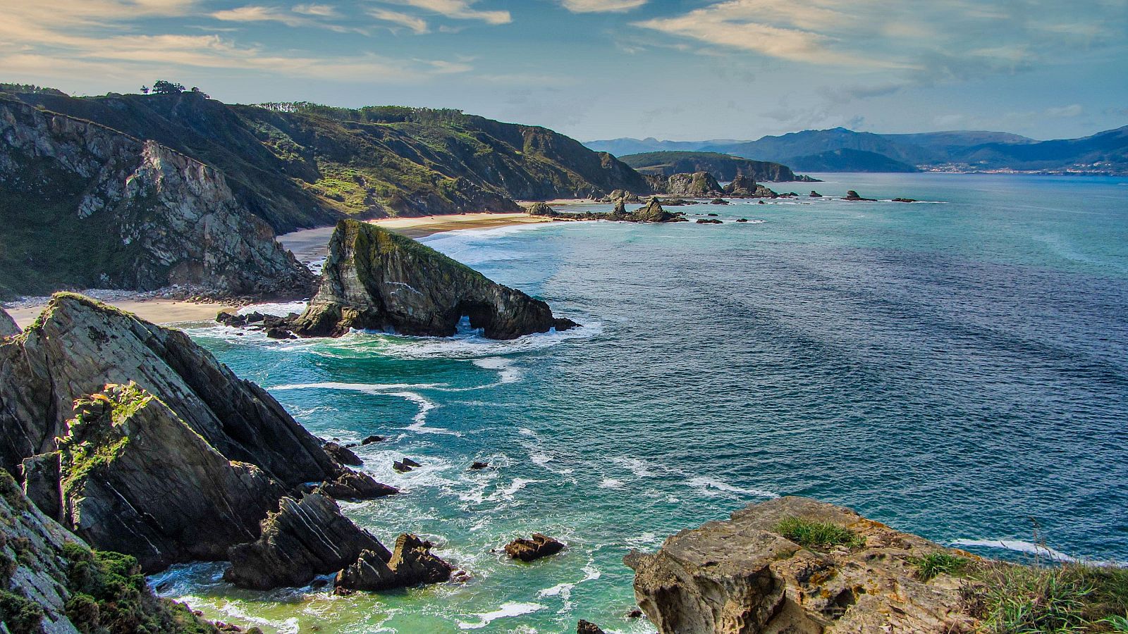 Imagen de archivo de la costa gallega