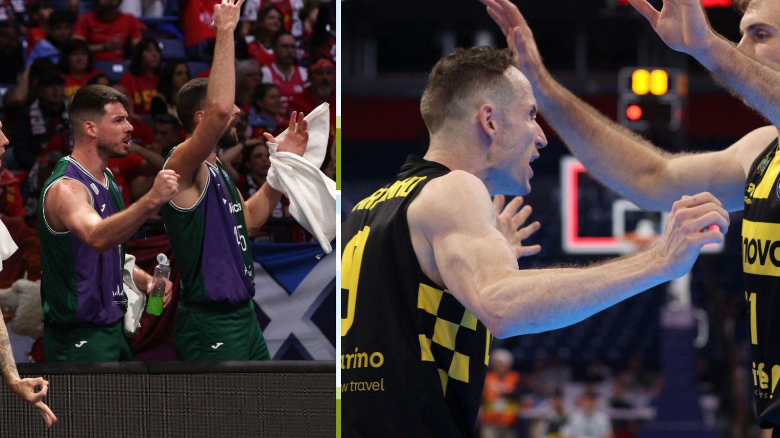 Lenovo Tenerife y Unicaja Málaga disputarán la final de la Champions League de la FIBA