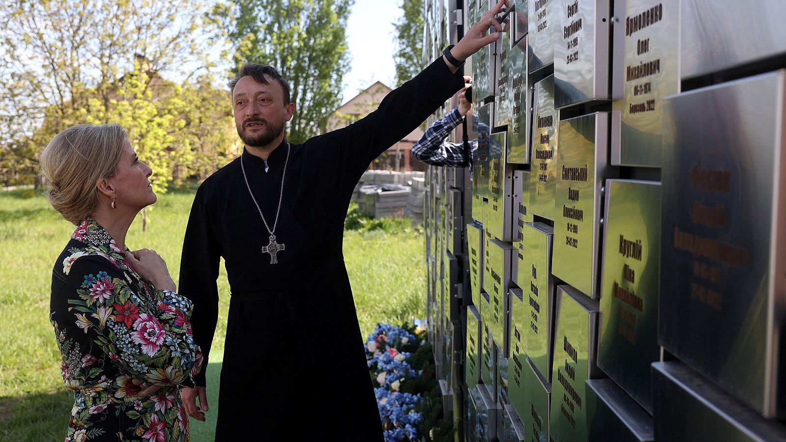 La duquesa Sophie de Edimburgo durante su visita a Ucrania