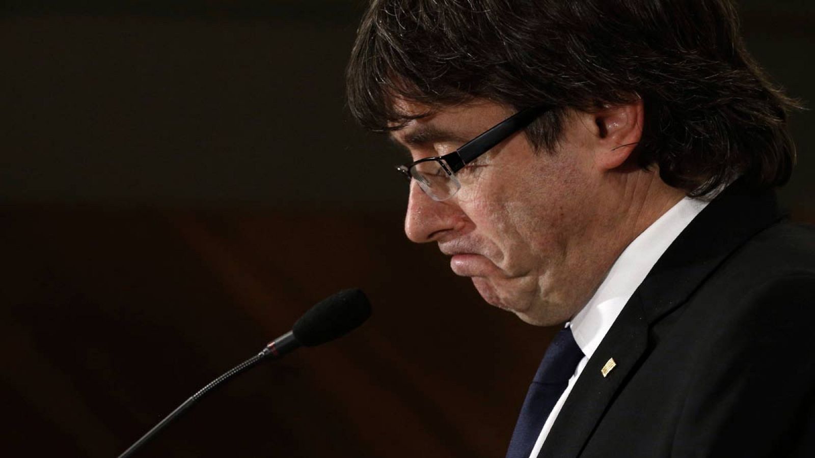 El presidente de Cataluña, Carles Puigdemont
