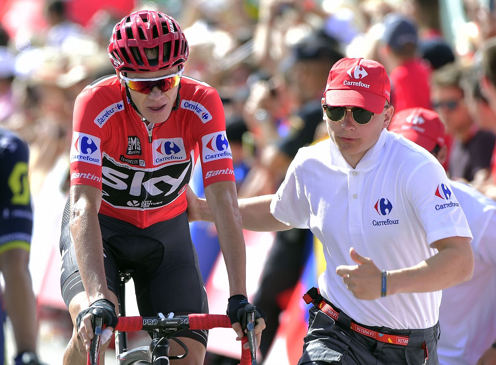 Froome, en SIerra Nevada