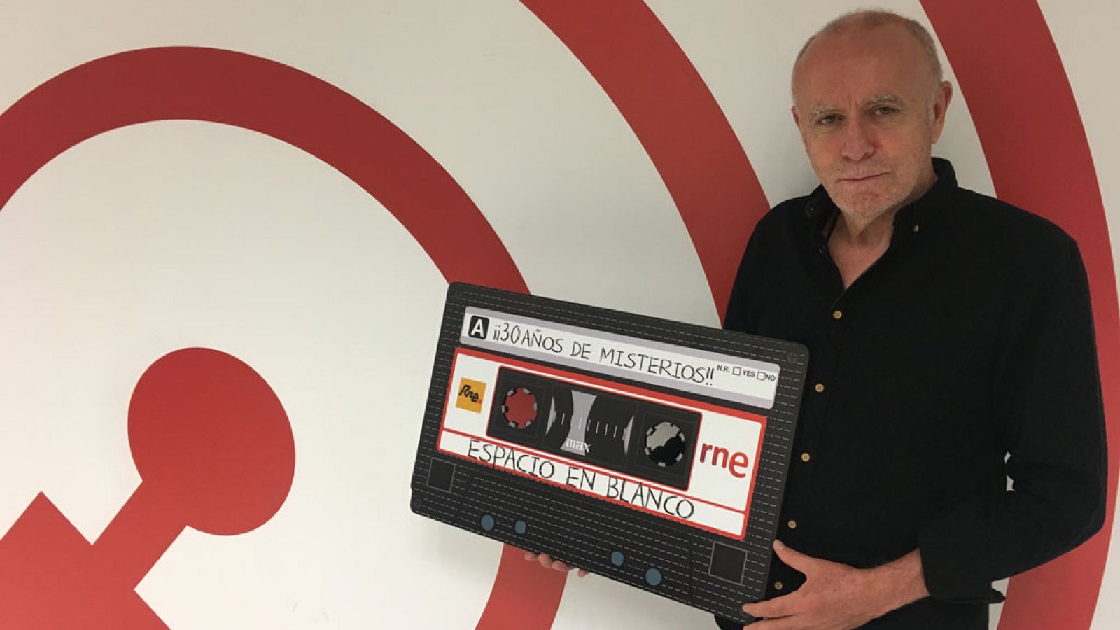 Miguel Blanco, director y presentador de 'Espacio en blanco'.