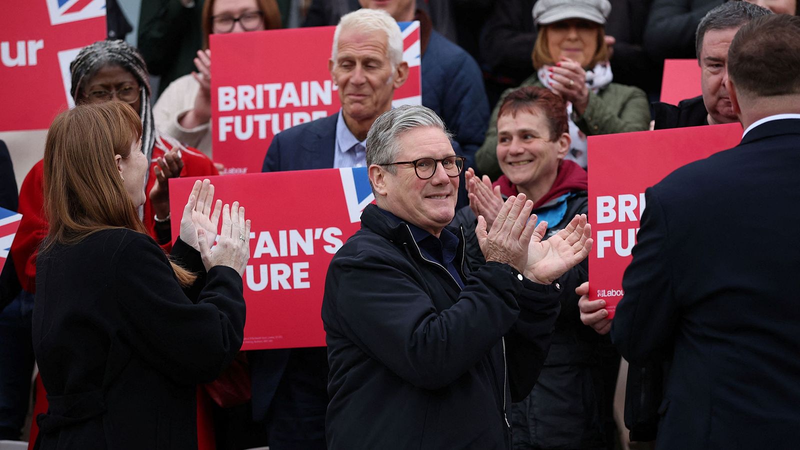 Los laboristas celebran los resultados en Inglaterra