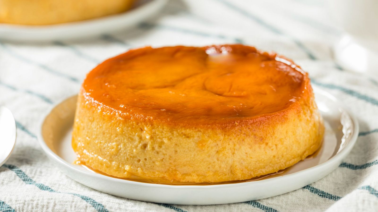Receta de flan de nísperos