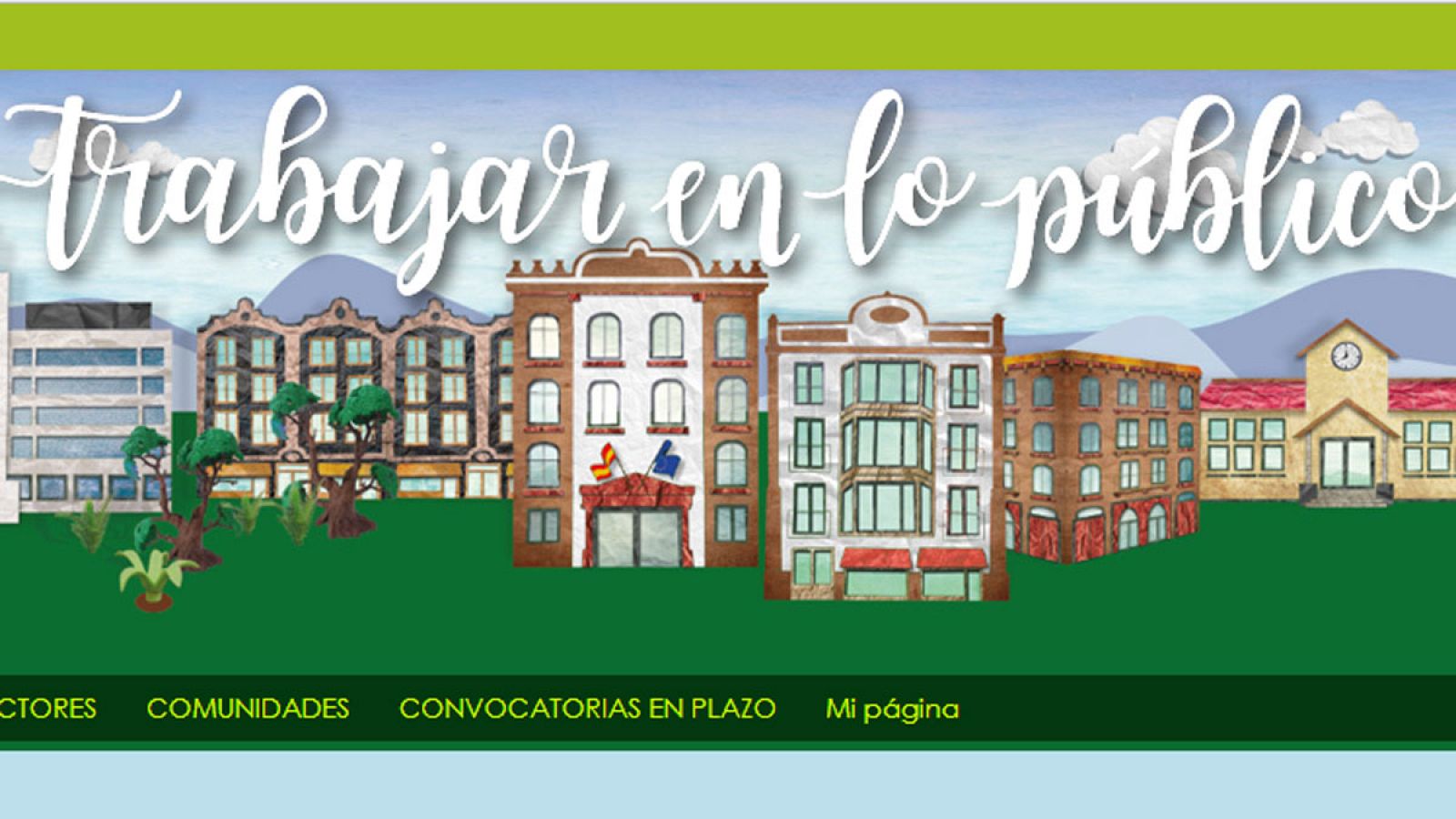 Página web de trabajarenlopublico.com