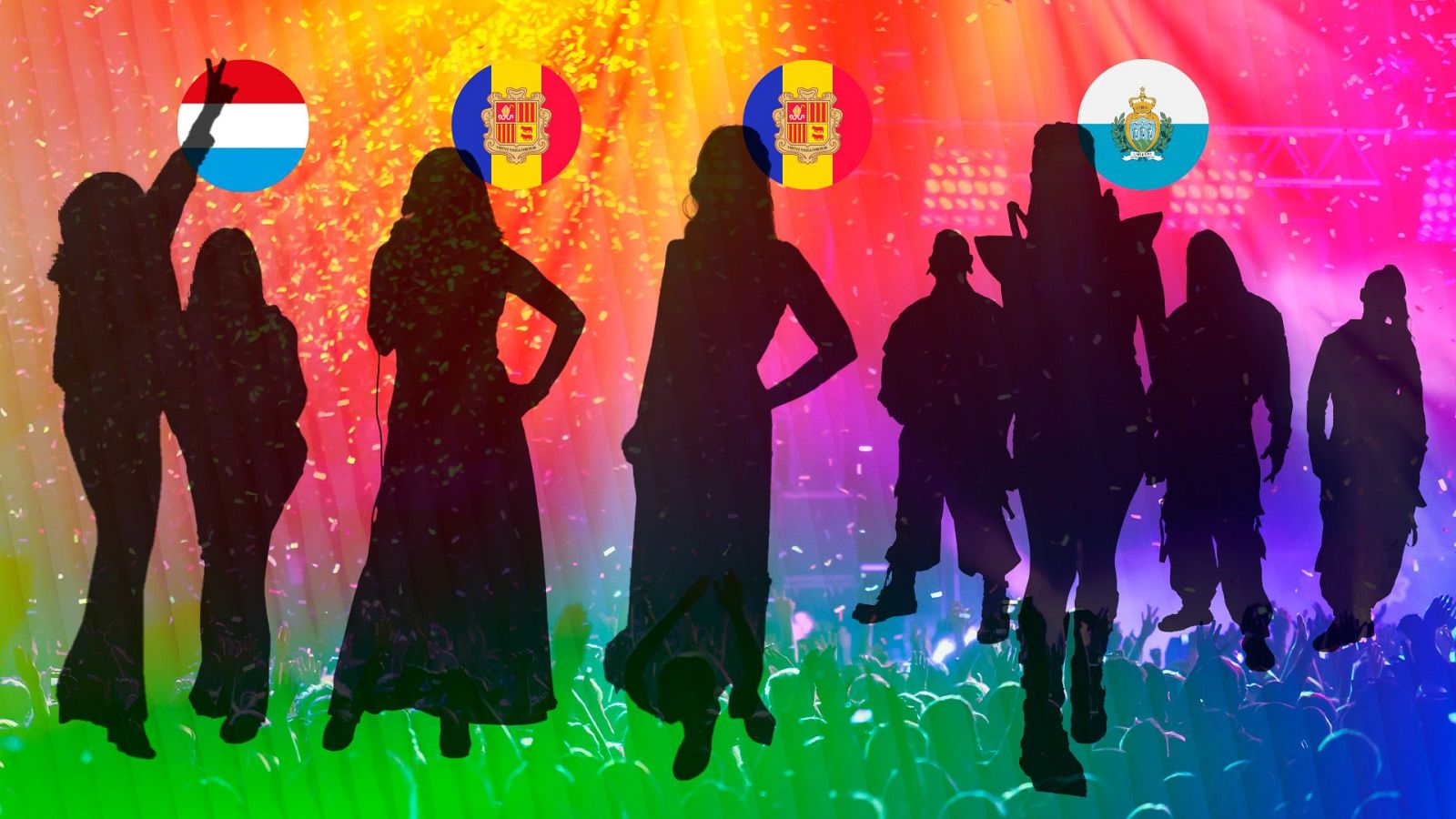 Luxembugo, Andorra y San Marino han apostado alguna vez por artistas españoles