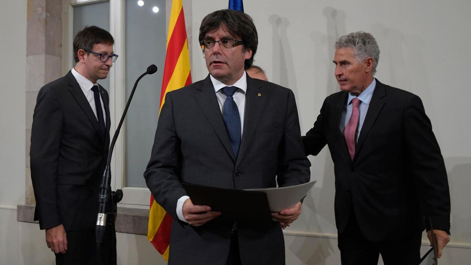El presidente de la Generalitat catalana, Carles Puigdemont.
