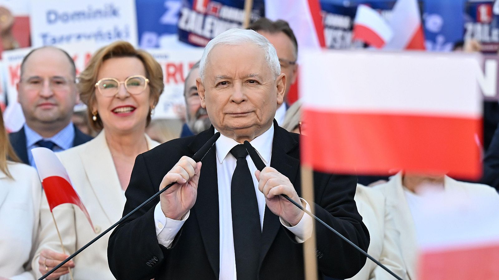 Elecciones Europeas: Jaroslaw Kaczynski, líder de la extrema derecha del PiS en Polonia