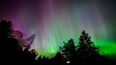 Una inusual aurora boreal puede repetirse durante este fin de semana en zonas de América y Europa