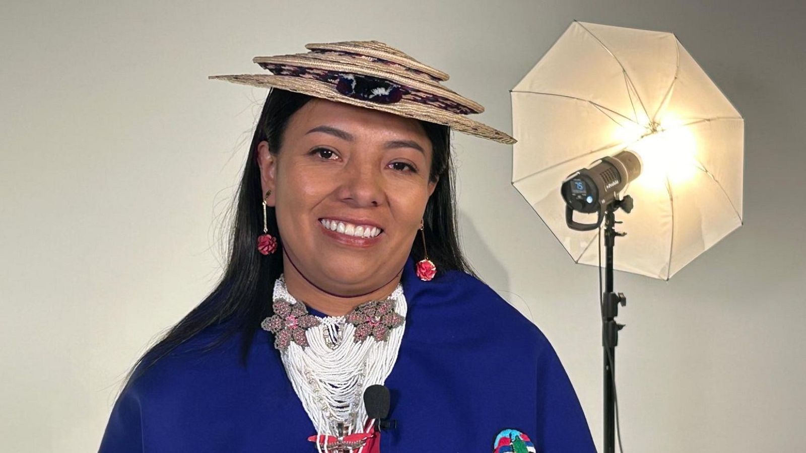 Liliana Pechené, líder indígena.