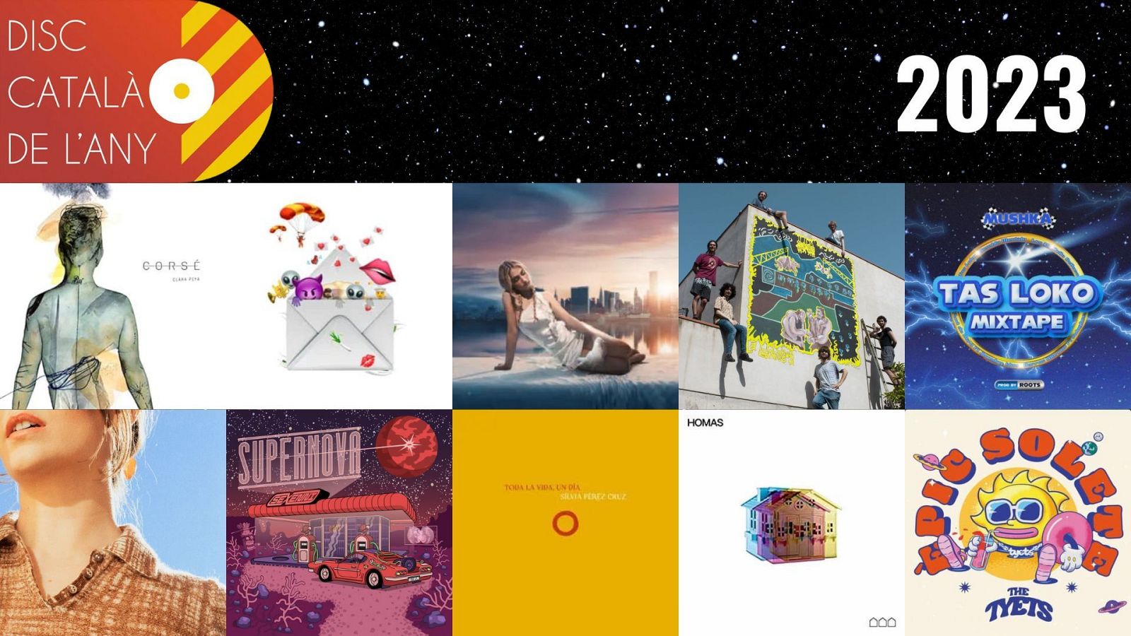 Finalistes Disc Català de l'Any de Ràdio 4 2023