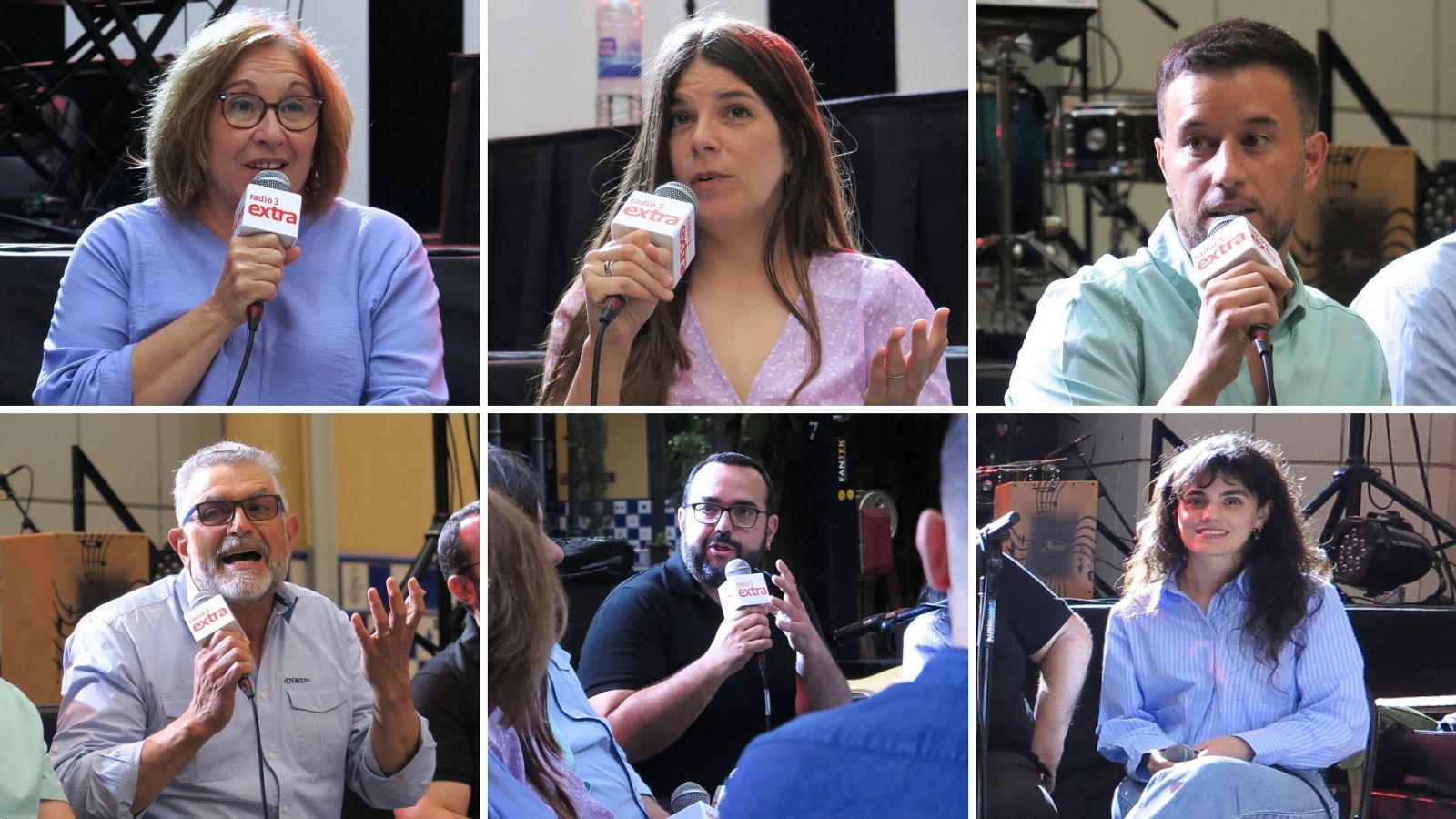 Teresa Segarra, Noelia Llorens ‘Titana’, Xavier de Bétera, Paco Nicasio ‘Paco de Faura’, Josep Juste 'Mama' y La Maria