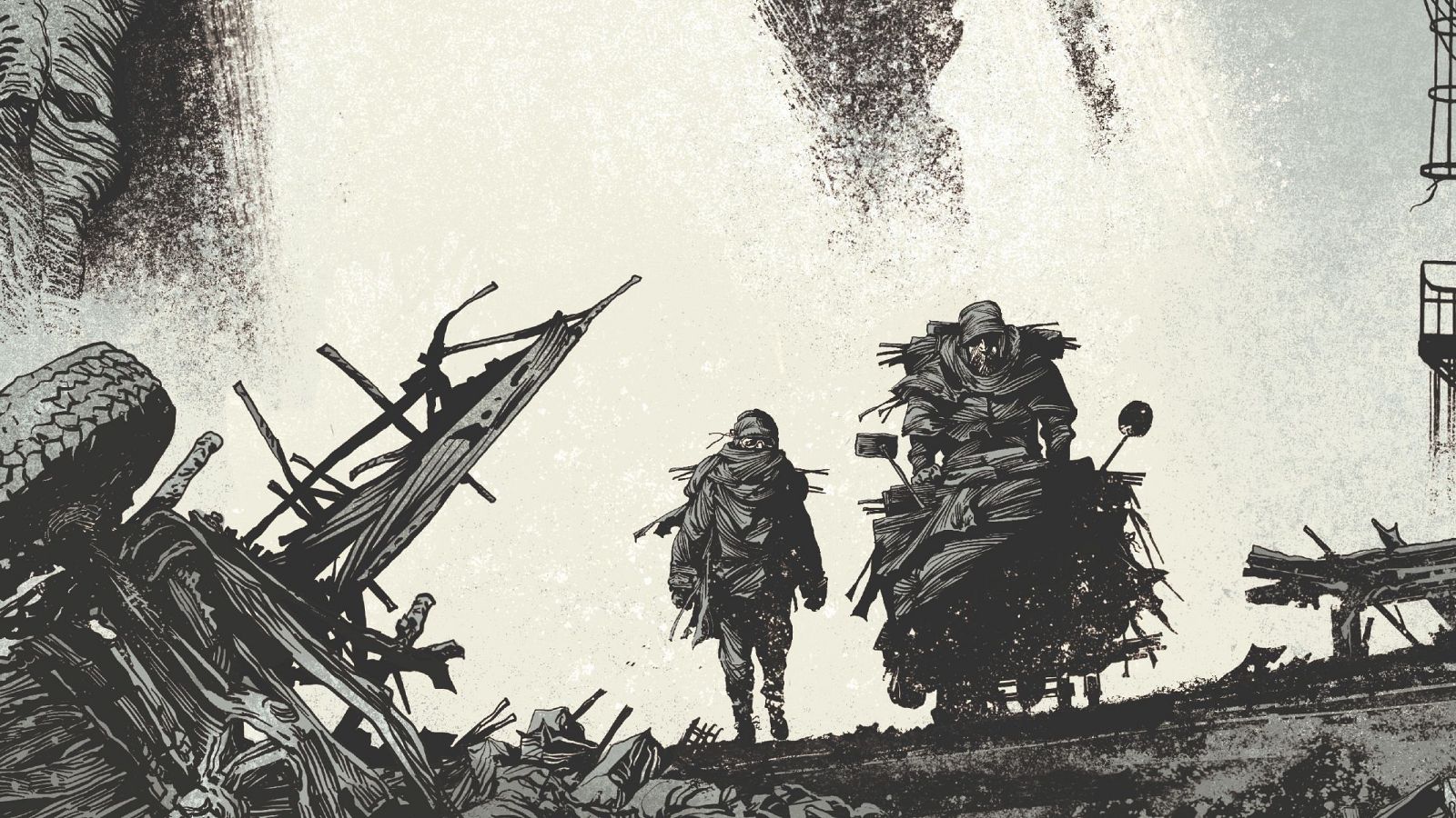 Detalle de la portada de 'La carretera'