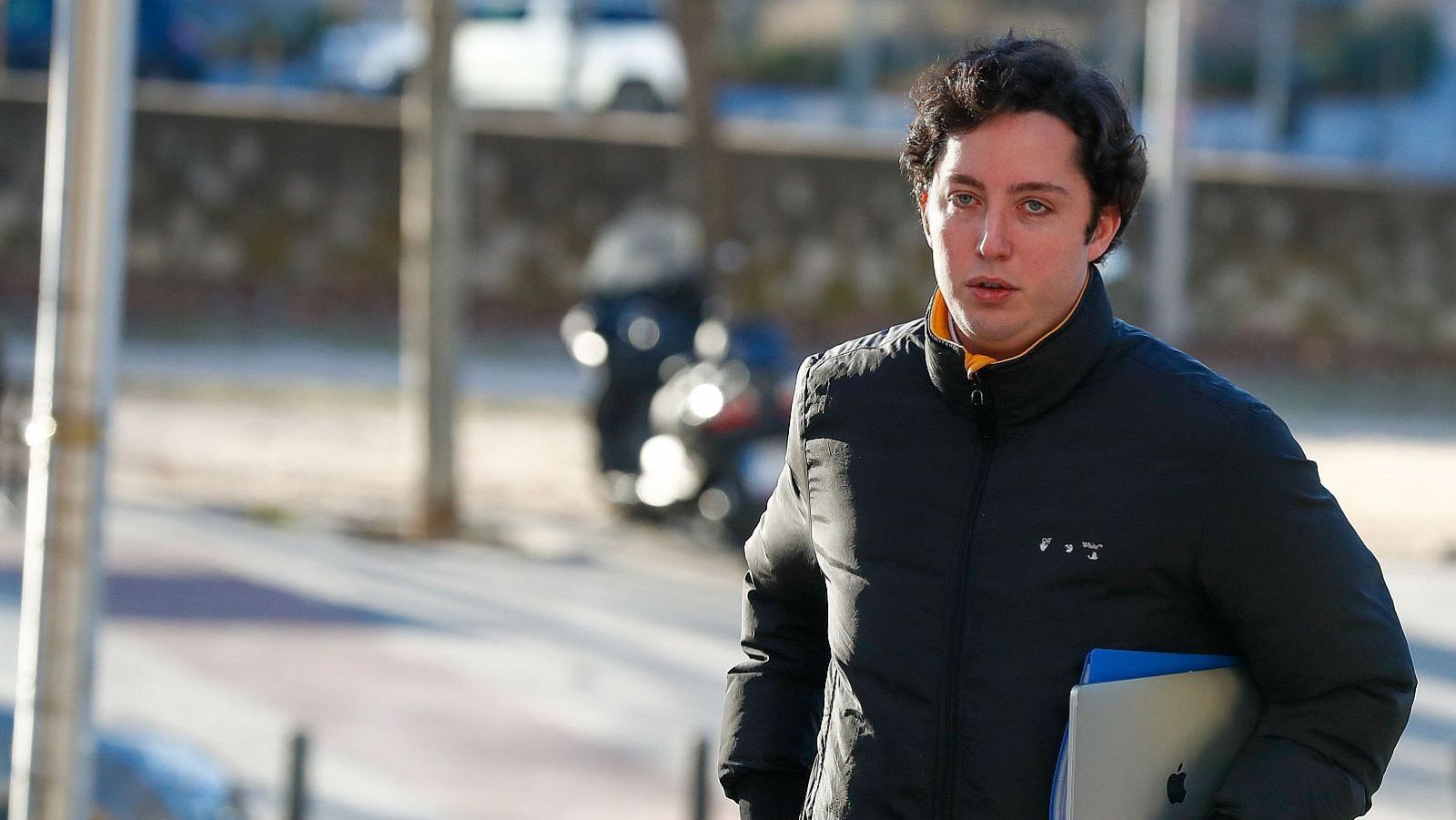 Francisco Nicolás Gómez Iglesias a su llegada a los juzgados el pasado mes de febrero