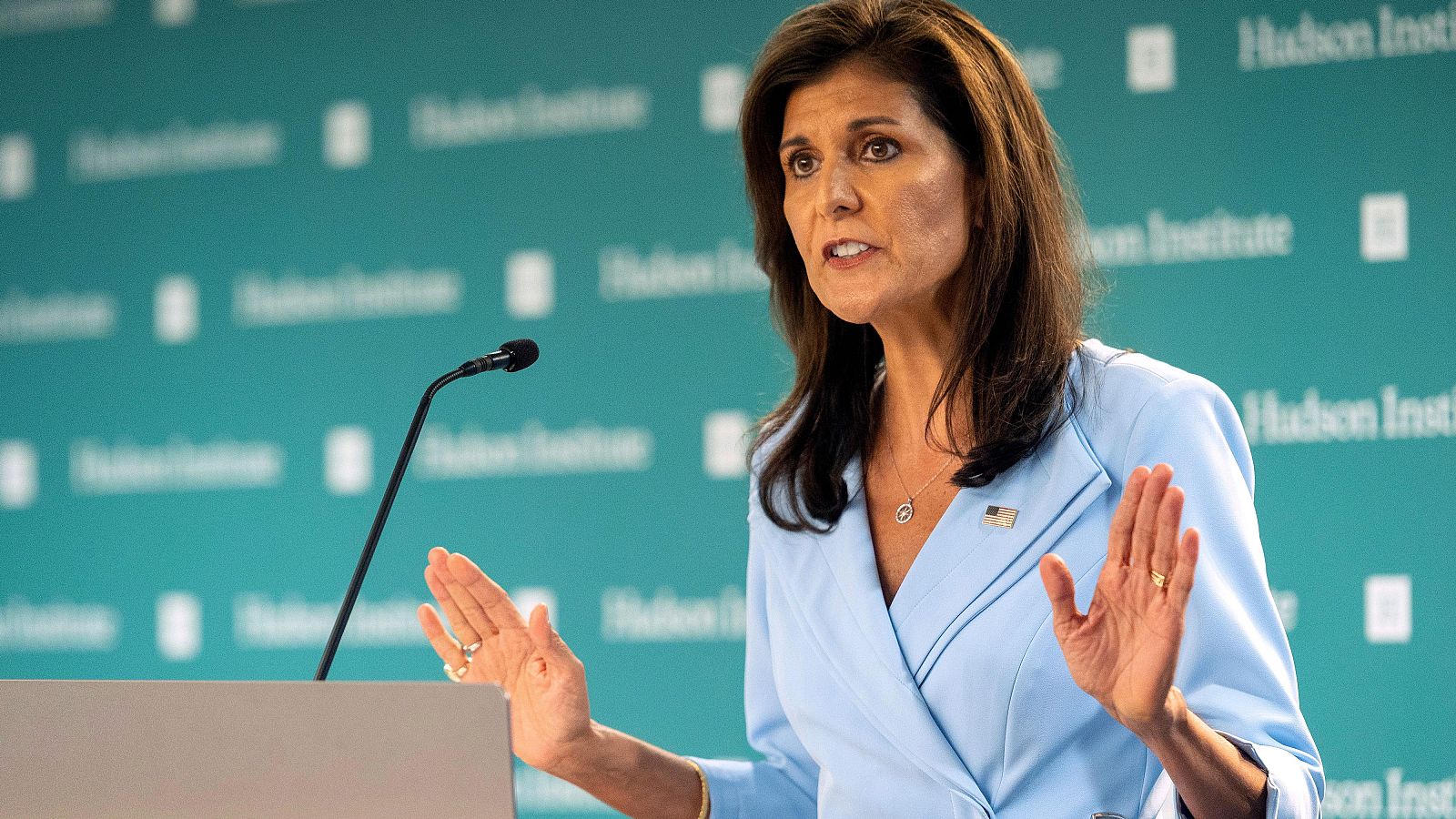 La exembajadora de Estados Unidos ante la ONU, Nikki Haley