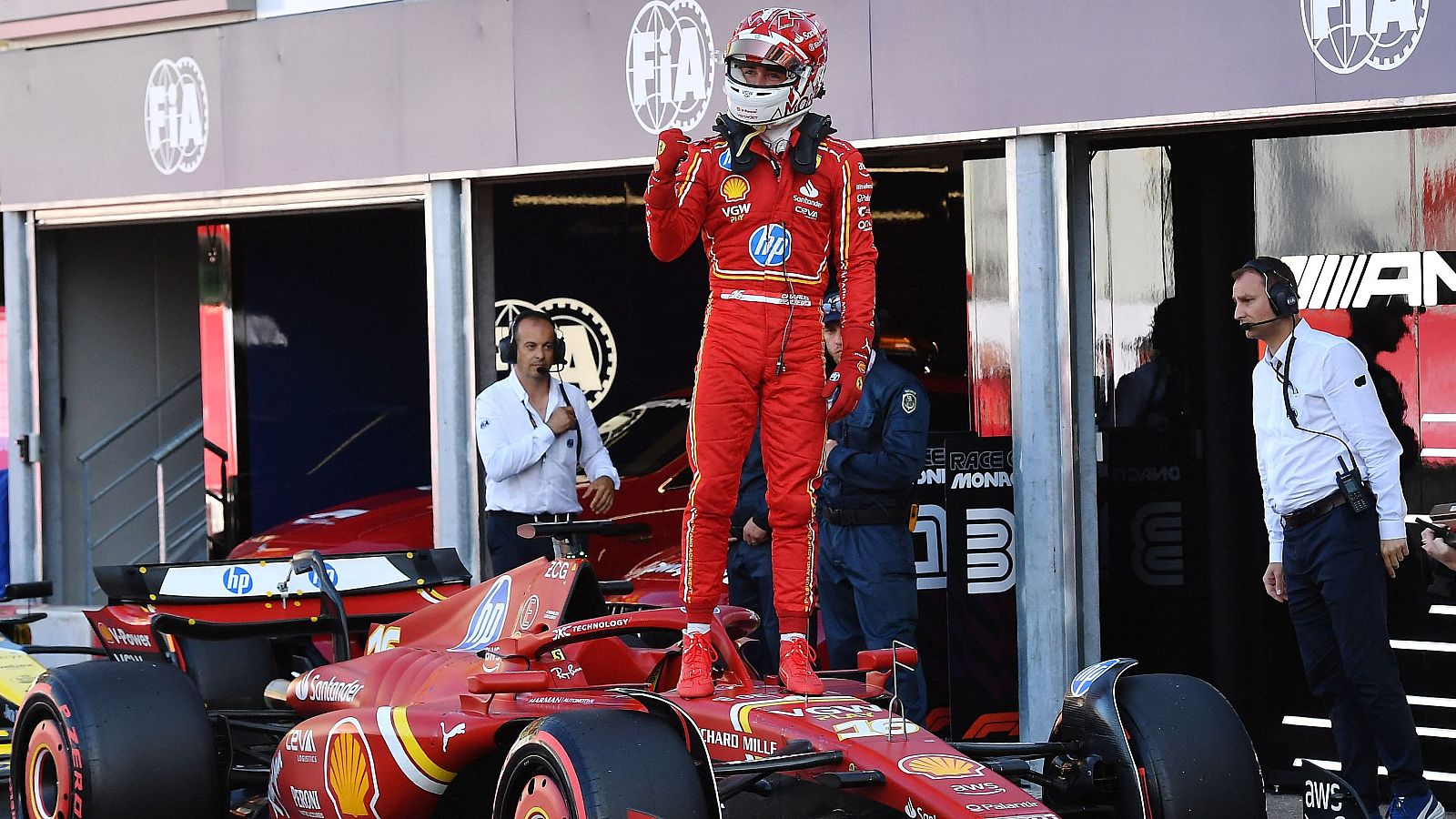 Charles Leclerc, en Mónaco