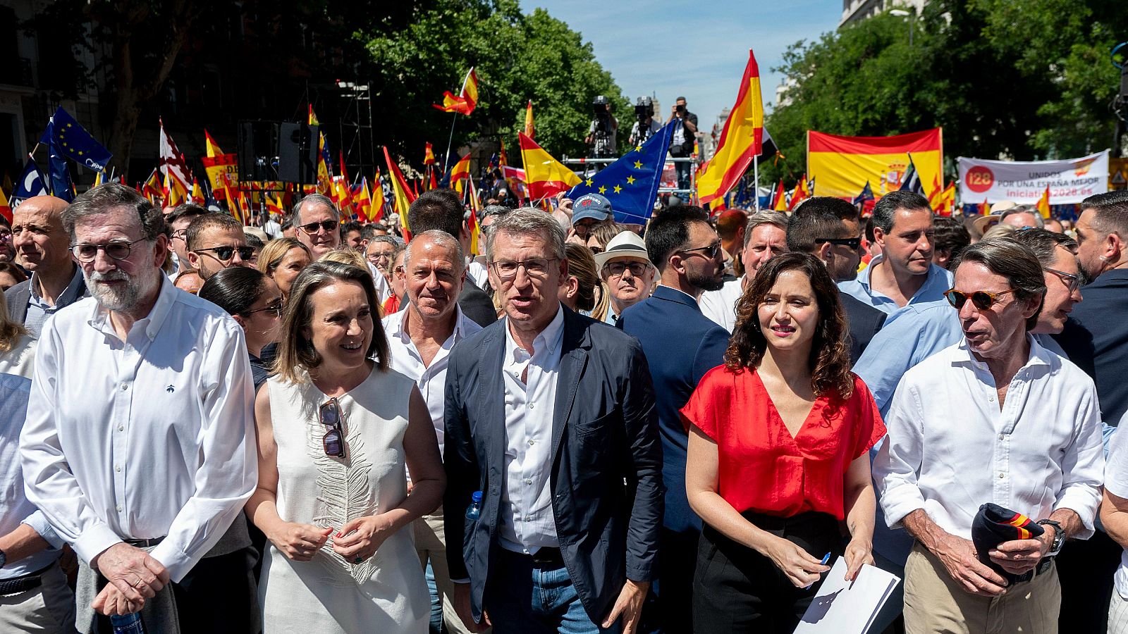 Manifestación del PP contra la amnistía