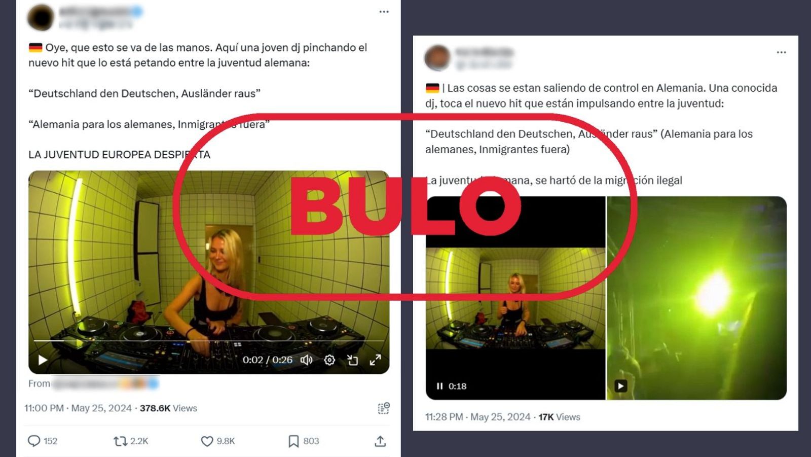 Esta DJ no pincha una canción que pide expulsar a los inmigrantes de Alemania