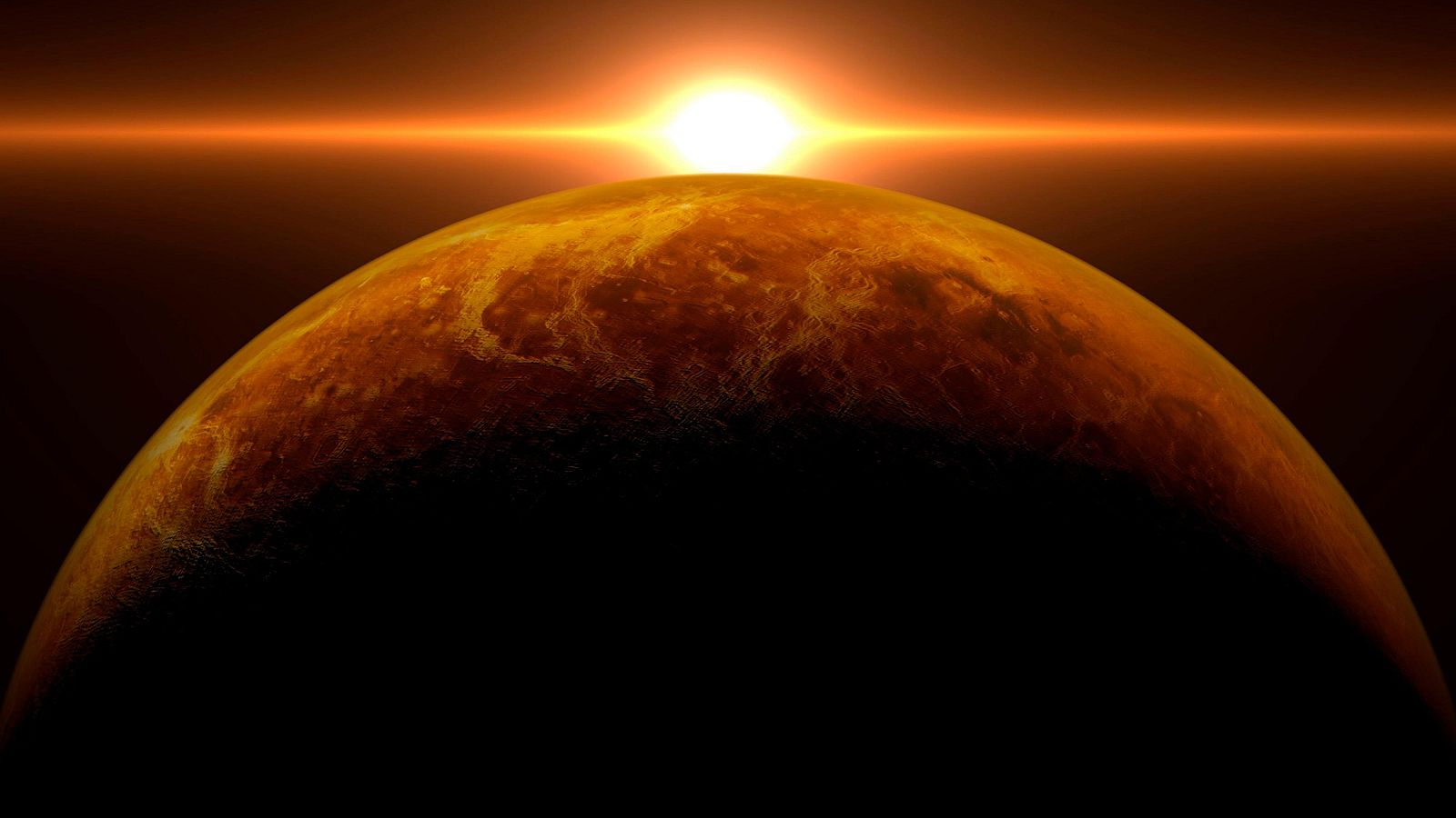 Científicos descubren por primera vez actividad volcánica y coladas de lava en Venus