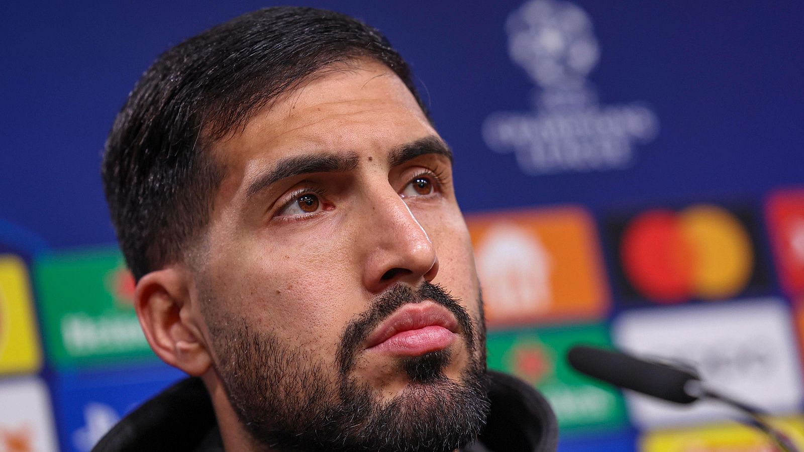 Emre Can, en rueda de prensa