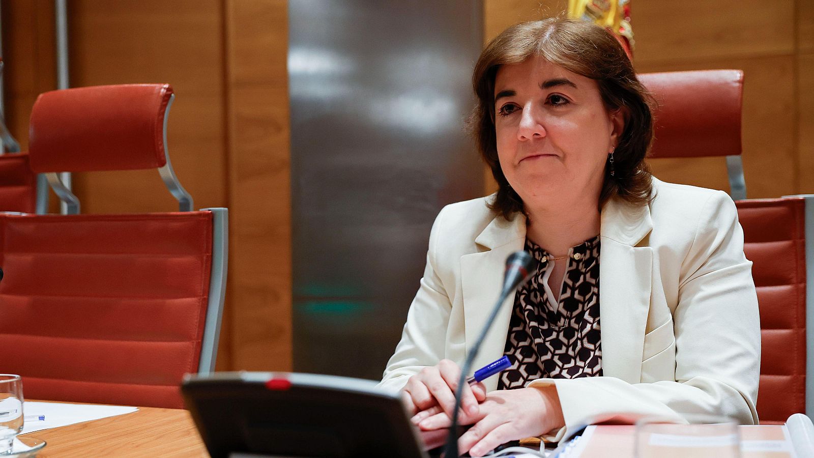 Comparecencia de Concepción Carcajosa en la comisión mixta para el control de RTVE