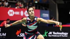 Carolina Marín cae ante la tailandesa Pornpawee Chochuwong en cuartos de final del Abierto de Singapur