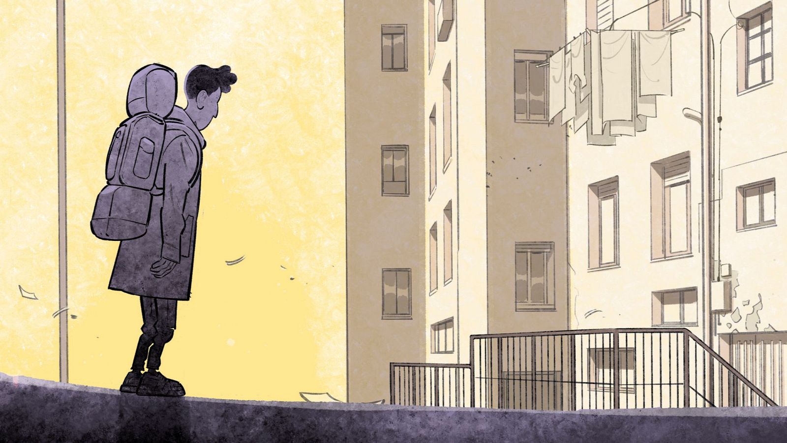 Detalle de la portada de 'El invasor'