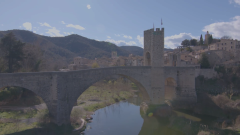 Així s'ha transformat el Pont Vell de Besalú al llarg del temps