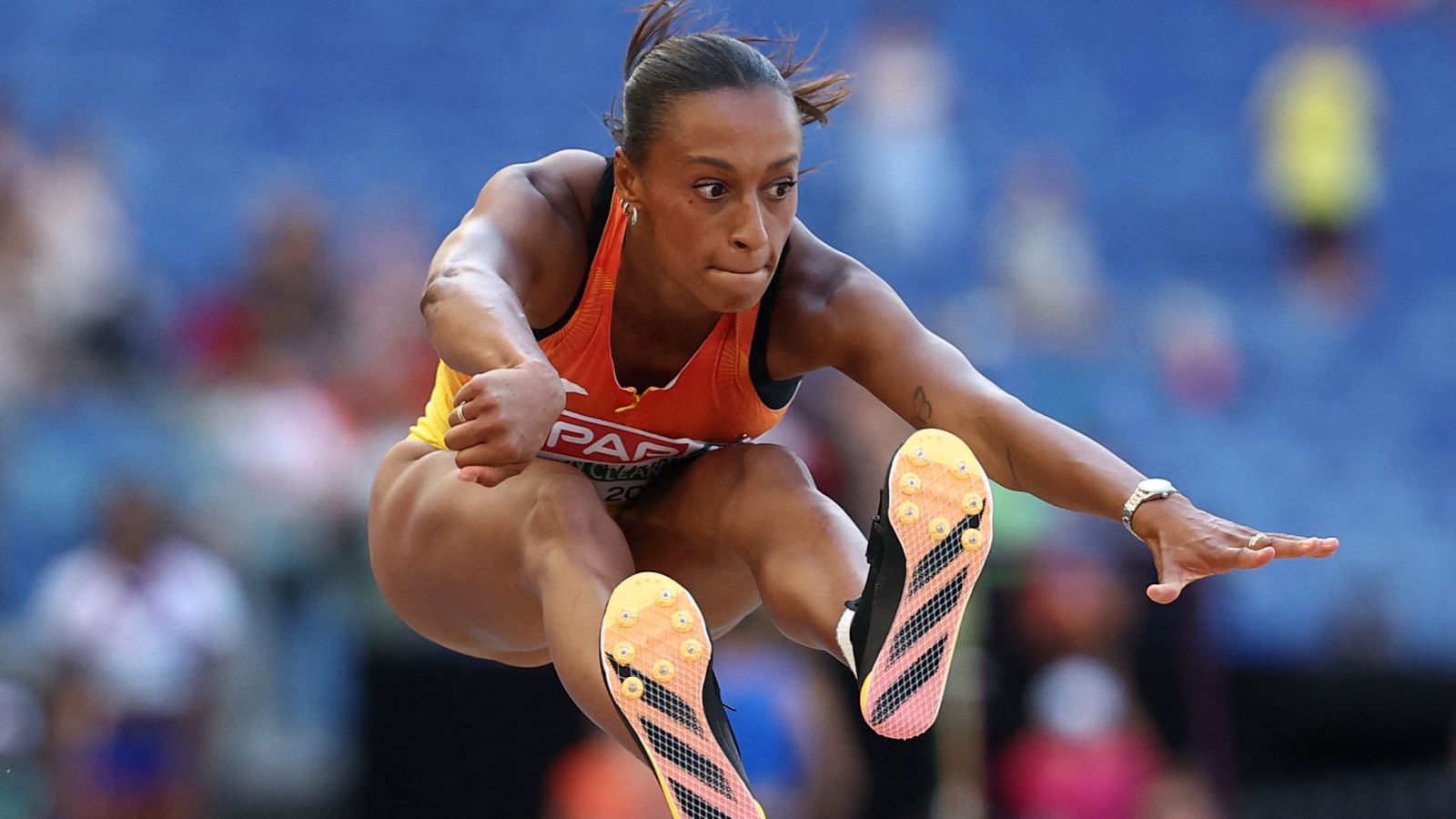 Ana Peleteiro en los Europeos de Atletismo de Roma