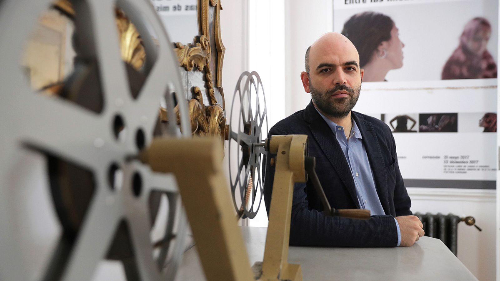 El escritor italiano Roberto Saviano, que presenta en España 'La banda de los niños'.