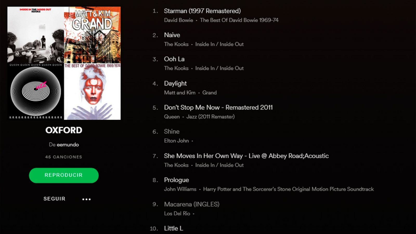 Música para viajar... Oxford