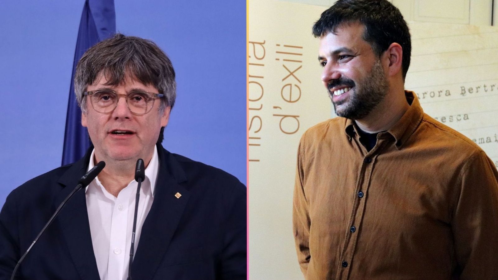 Carles Puigdemont i Ruben Wagensberg