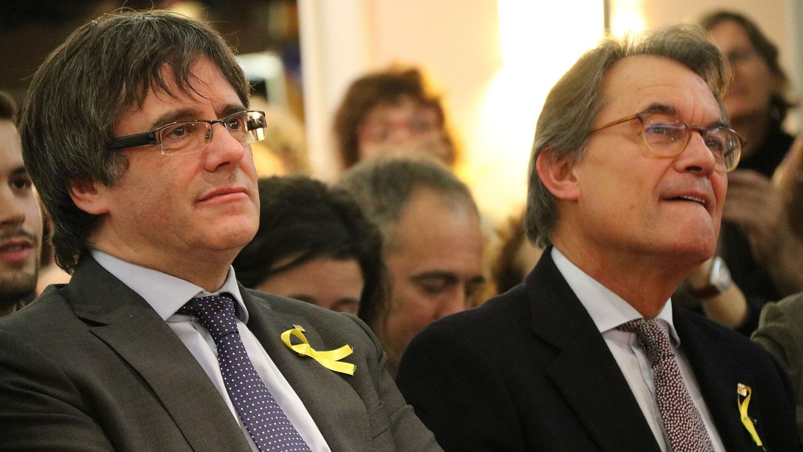 Carles Puigdemont i Artur Mas, expresidents de Catalunya
